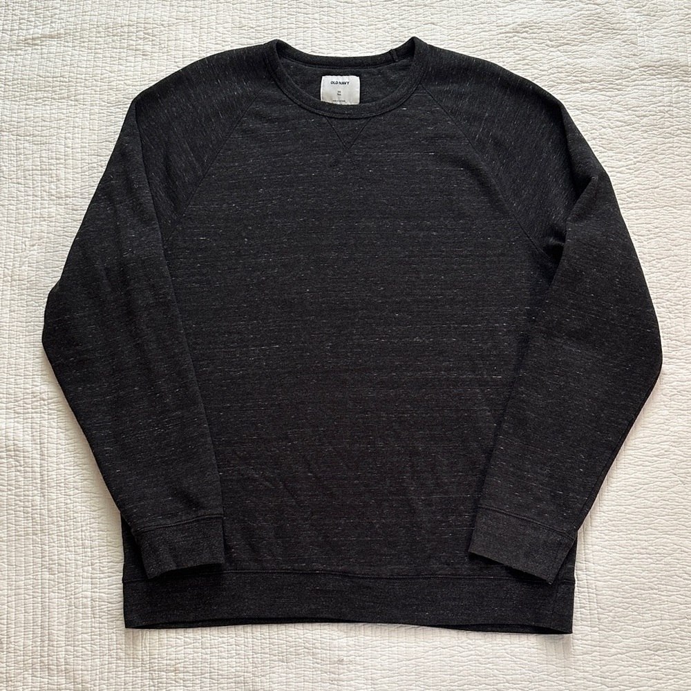 Old Navy Men's Charcoal Crewneck Sweater